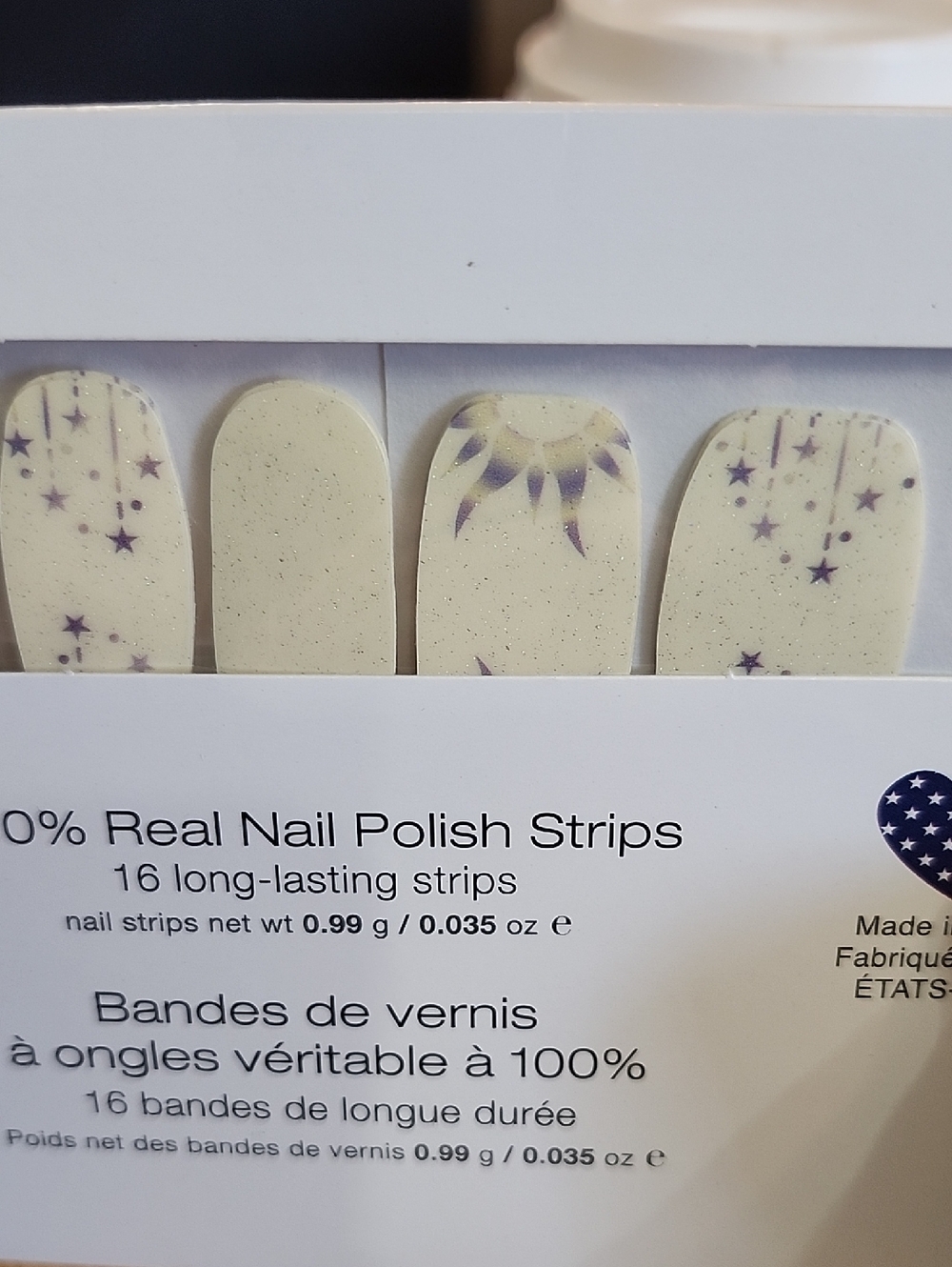 💅B2G1 👉*NWT* COLOR STREET "INTO THE COSMOS" 100% NAIL POLISH STRIPS ~PURPLE
